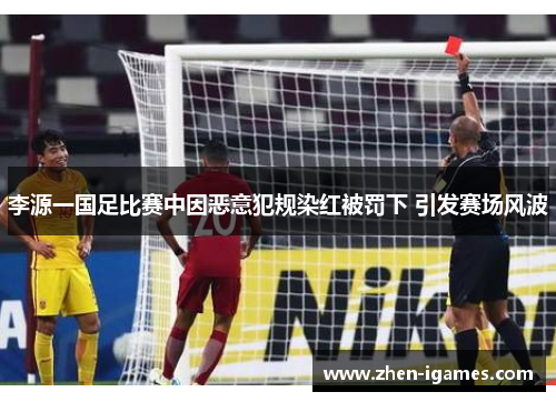 李源一国足比赛中因恶意犯规染红被罚下 引发赛场风波